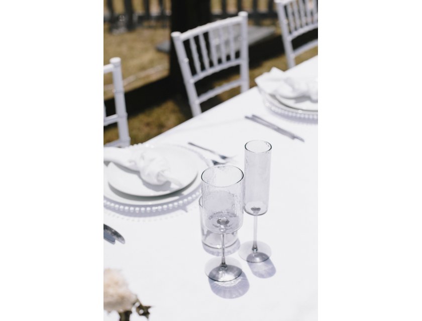 Luna - Textured Wine Glass - Black