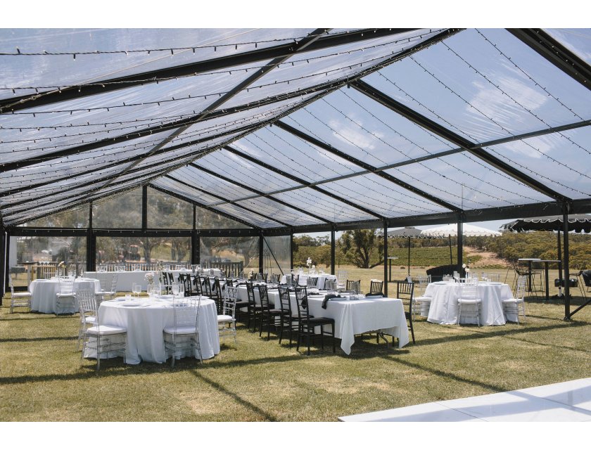 White Round Linen - 280cm