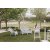 Rattan 2 Seater Lounge - White