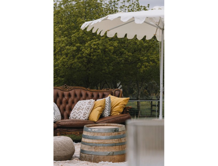 Wine Barrel Coffee Table