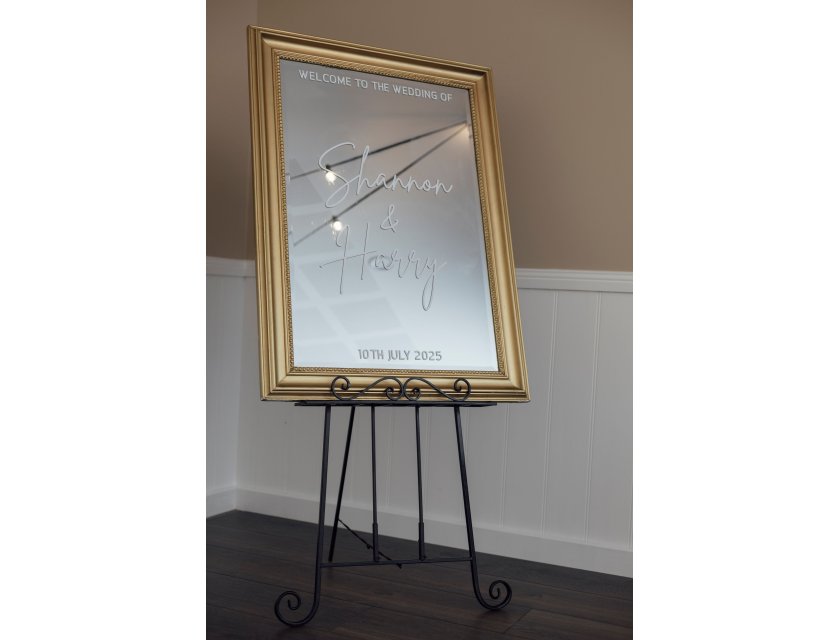 Large Mirror - Gold