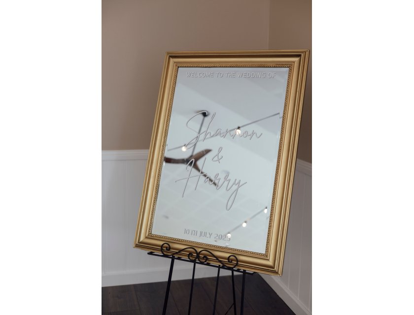 Large Mirror - Gold