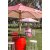 Striped Umbrella - Red