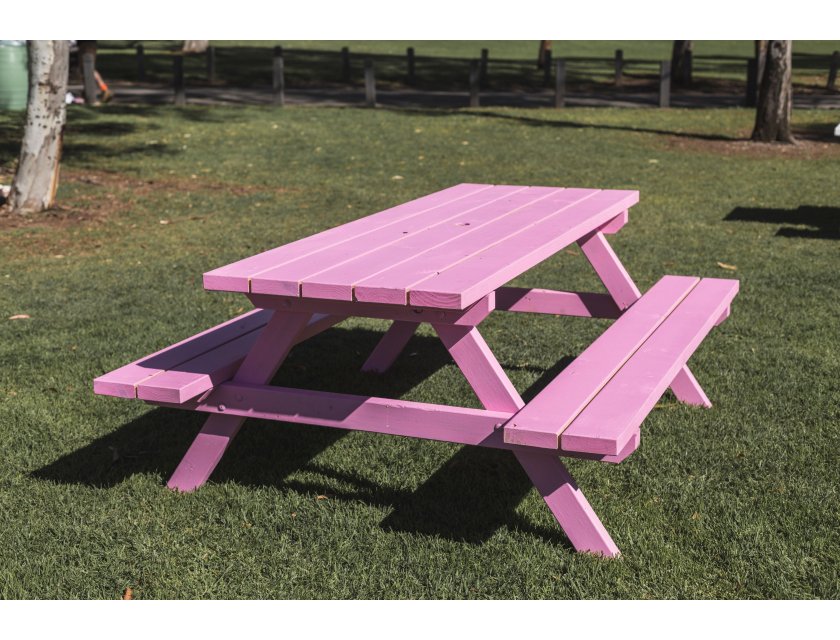 Colour - Picnic Tables - Pink