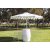 White Wash Wine Barrel
