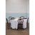 Round Wooden Trestle Table - 1.5m
