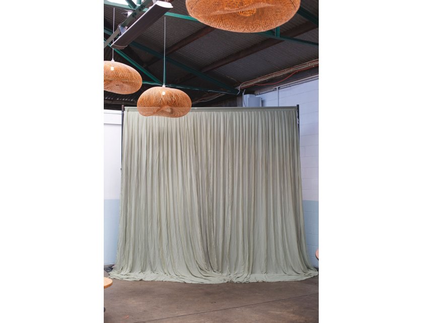 Regular Drape System - Sage- 3m x 3m