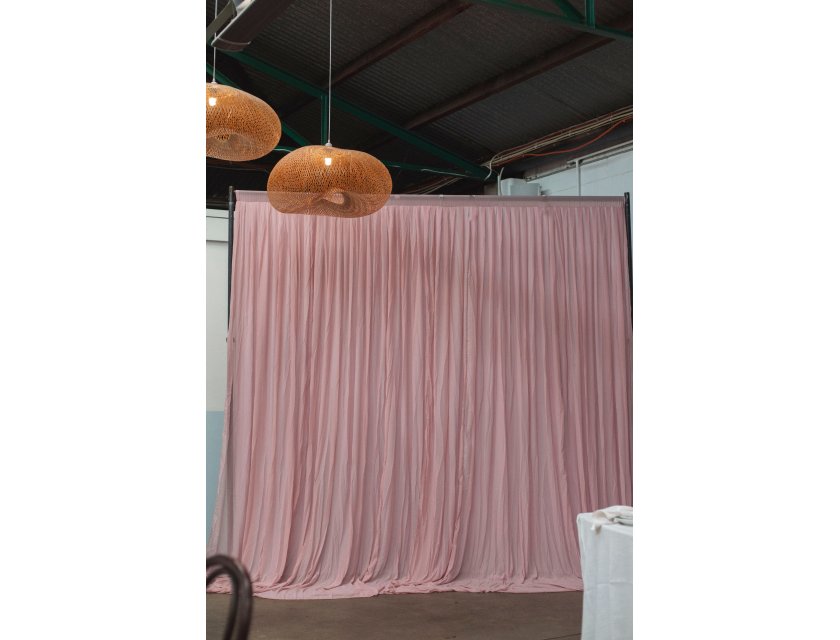 Regular Drape System - Blush Pink - 3m x 3m