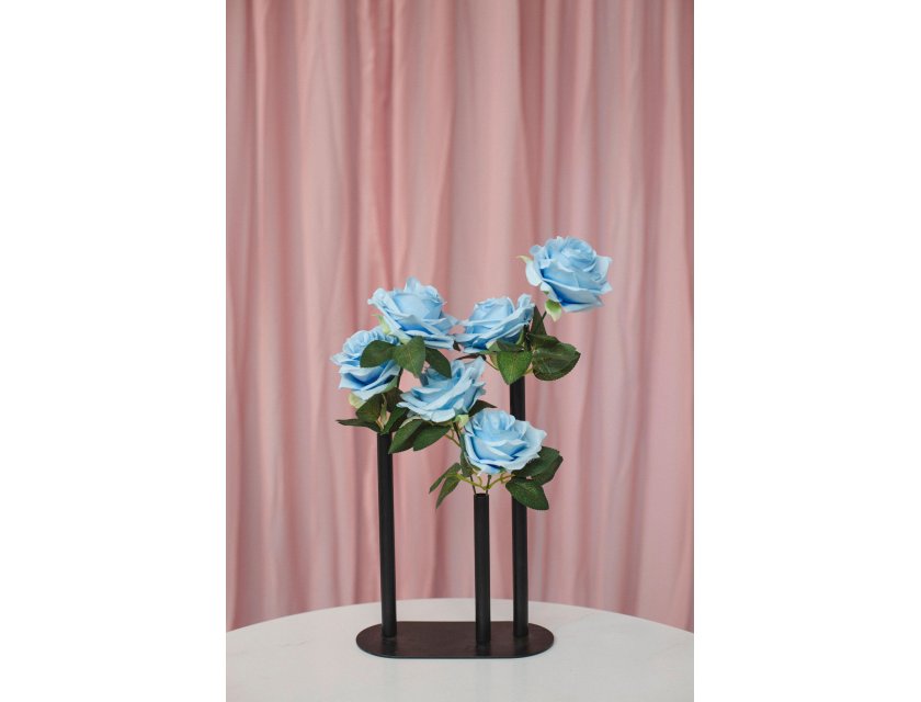 Three Stem Bud Vase - Black