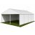8m White Roof Pavilion - 8m x 3m