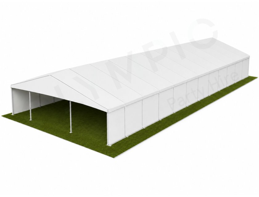 10m White Roof Pavilion - 10m x 3m