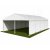 6m White Roof Pavilion - 6m x 3m