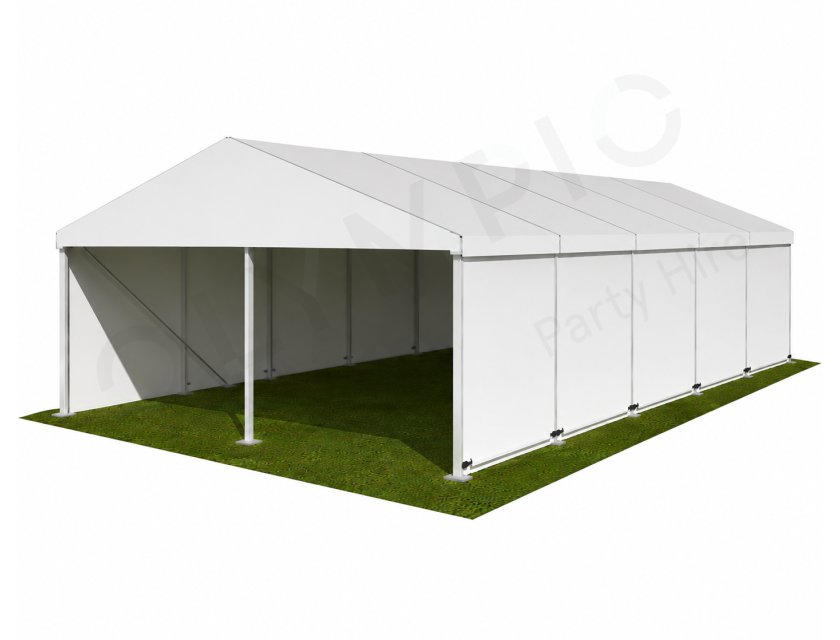 6m White Roof Pavilion - 6m x 3m