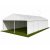 6m White Roof Pavilion - 6m x 3m