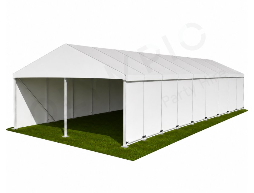 6m White Roof Pavilion - 6m x 3m