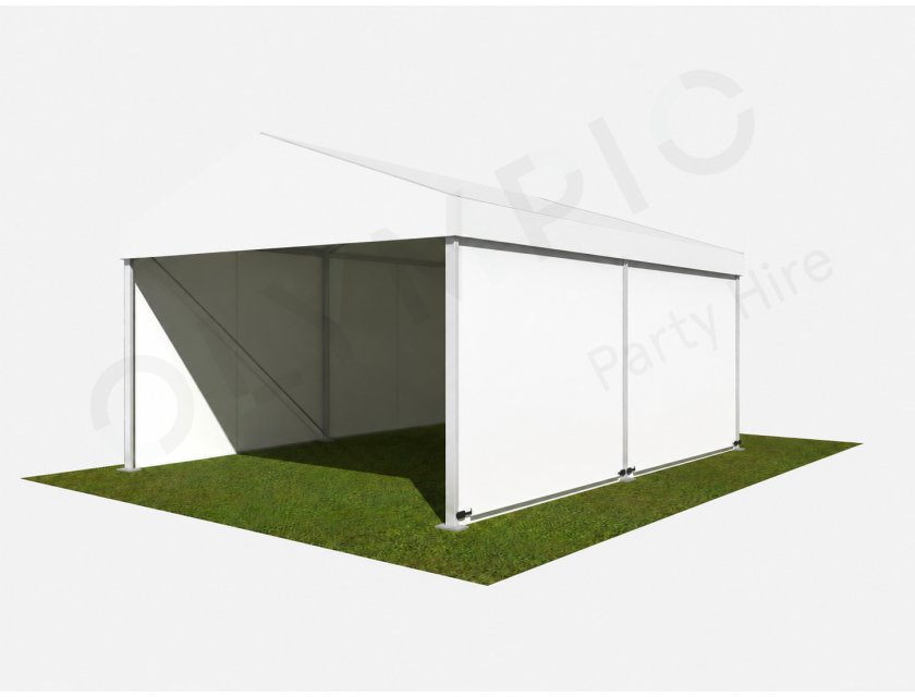 4m White Roof Pavilion - 4m x 3m