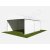 4m White Roof Pavilion - 4m x 3m