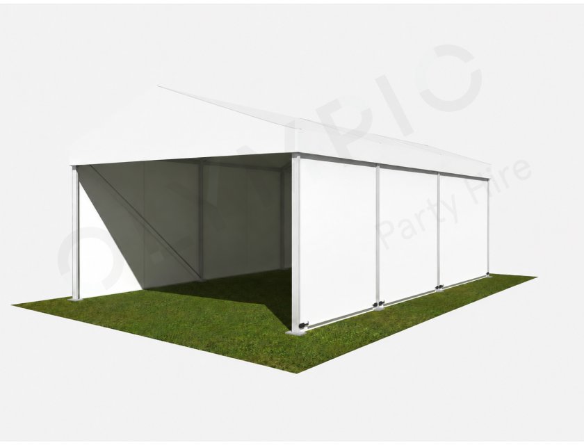 4m White Roof Pavilion - 4m x 3m