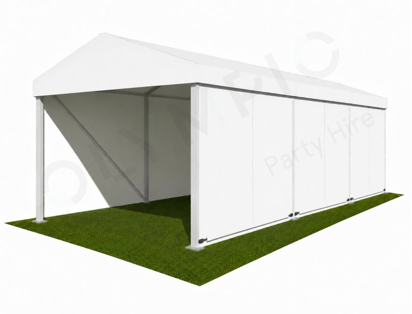 3m White Roof Pavilion - 3m x 3m