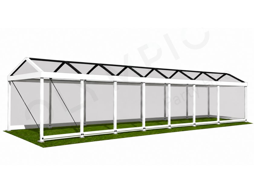 4m Clear Roof Pavilion - 4m x 3m