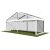 8m Clear Roof Pavilion - 8m x 3m