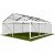 8m Clear Roof Pavilion - 8m x 3m