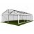 8m Clear Roof Pavilion - 8m x 3m