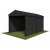 3m Black Roof, Black Frame Pavilion - 3m x 3m