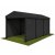 3m Black Roof, Black Frame Pavilion - 3m x 3m