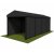 3m Black Roof, Black Frame Pavilion - 3m x 3m