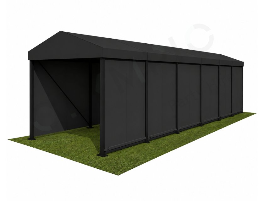 3m Black Roof, Black Frame Pavilion - 3m x 3m
