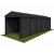 3m Black Roof, Black Frame Pavilion - 3m x 3m