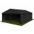 6m Black Roof, Black Frame Pavilion - 6m x 3m