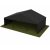 10m Black Roof, Black Frame Pavilion - 10m x 3m