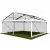 6m Clear Roof Pavilion - 6m x 3m