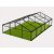 10m Clear Roof - Black Frame Pavilion - 10m x 3m