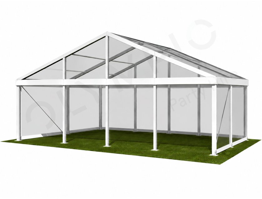 12m Clear Roof Pavilion - 12m x 6m