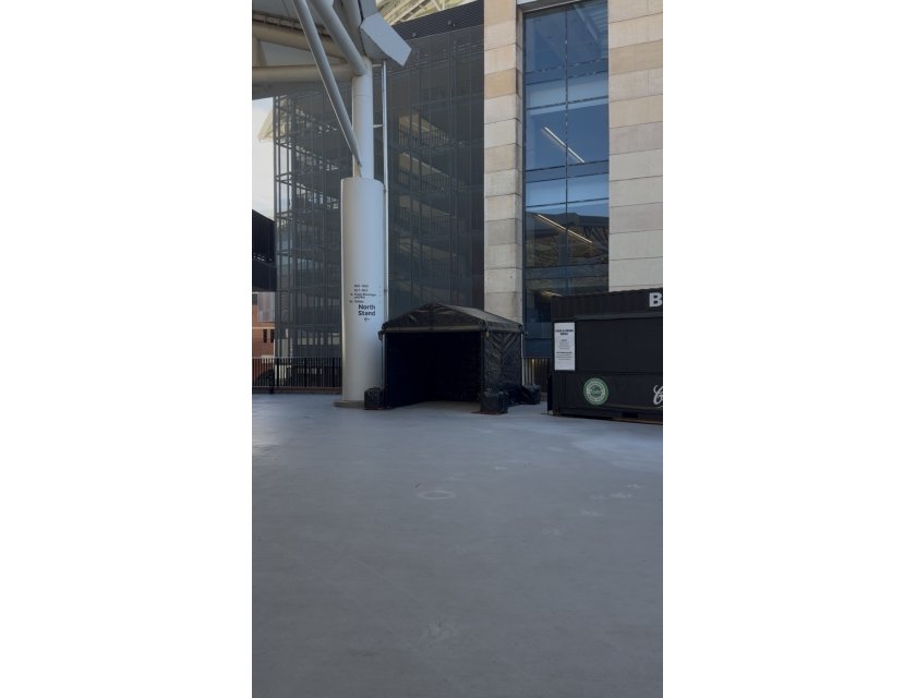 3m Black Roof, Black Frame Pavilion - 3m x 3m