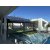 6m Black Roof, Black Frame Pavilion - 6m x 3m