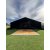 10m Black Roof, Black Frame Pavilion - 10m x 3m