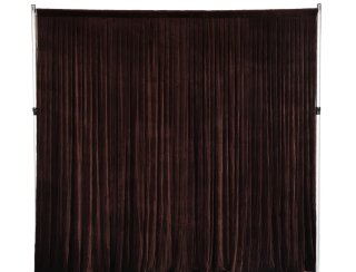 Regular Drape System - Chocolate Brown - 3mx3m - Velvet