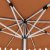 Scalloped Umbrella - Rust / Brown