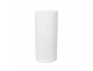 White Round Plinth - 70cm