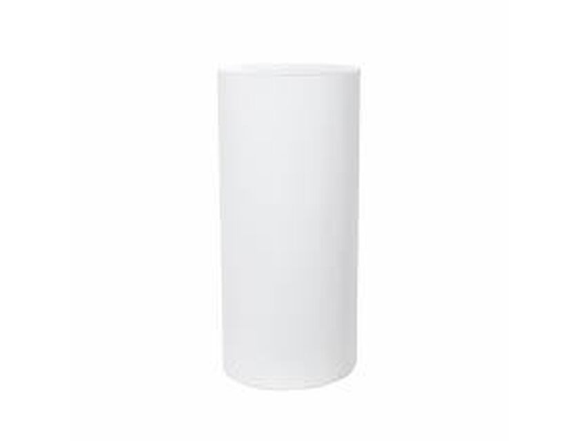 White Round Plinth - 90cm