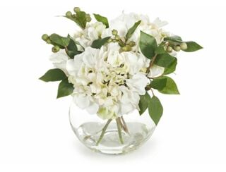 Hydrangea Mix - White - 26cm