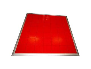 Red Tile Dancefloor - Various Sizes - 3.6m x 3.6m