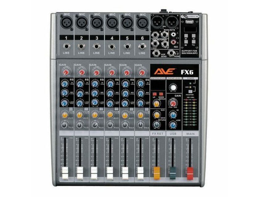 6 Channel Mixer