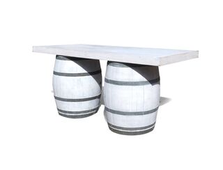 White Wine Barrel Bar