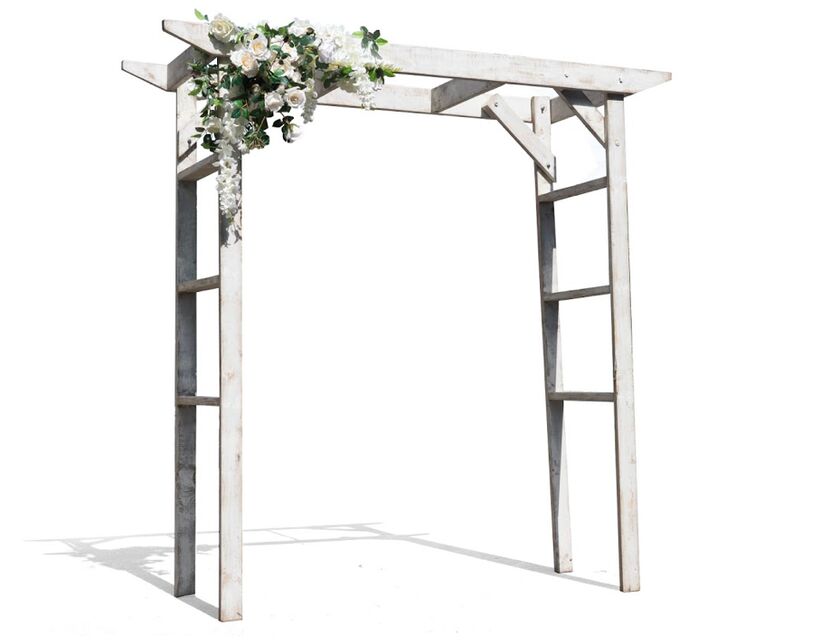 White Framed Arbour