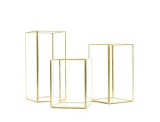 Gold Frame Glass Candle Box - Package